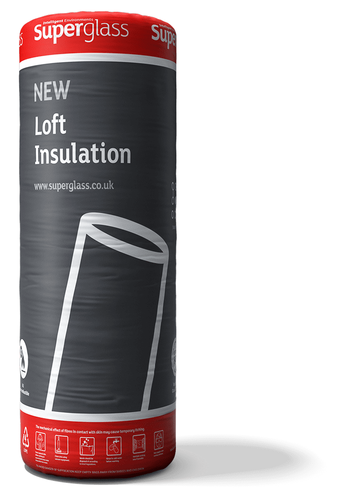 100mm Superglass Loft Insulation Multi-Roll 44  - 12.12m2 Pack