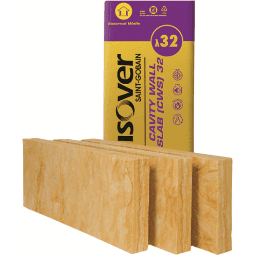 65mm Isover CWS 32 65x455x1200mm - 15 Pack Deal