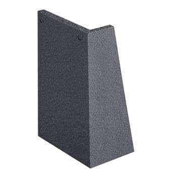 Sandtoft Concrete Plain External Angle RH 90D Dark Grey  - Price on application