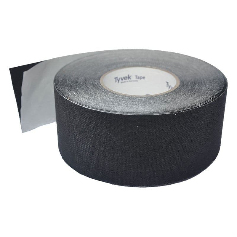 UV Facade Black Single-Sided Tape - 75mm x 25m Roll